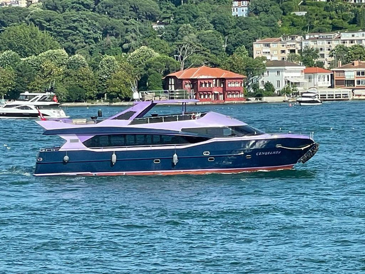 Luxury yacht tender service ready to explore the hidden beaches around Istanbul