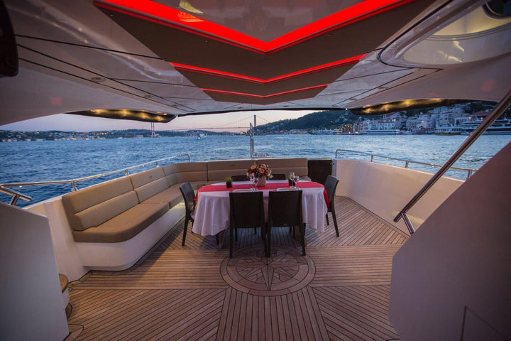Yacht with 36-person capacity for Istanbul events