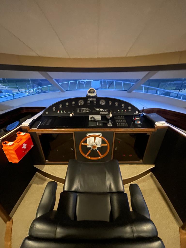 Elegant yacht interior for a comfortable sail