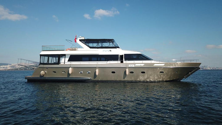 LUX AMRS yacht offering luxury experiences on Istanbul's Bosphorus.