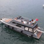 12 person private yacht rental in Istanbul aboard Lux DRVS on the Bosphorus