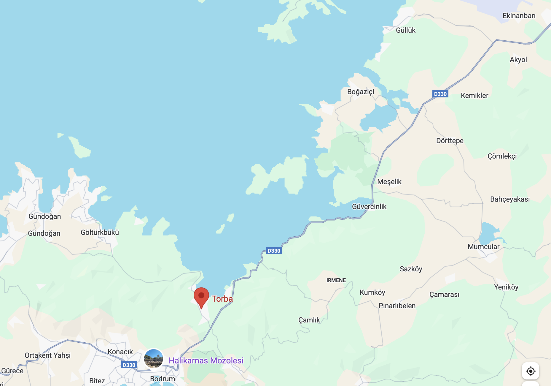bodrum boat tour route