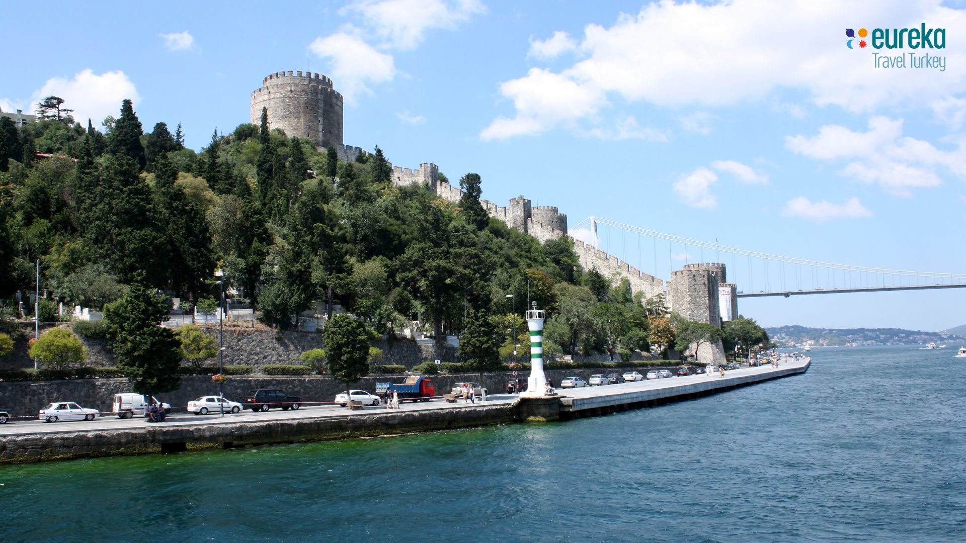 private yacht cruise route on the bosphorus with istanbul landmarks