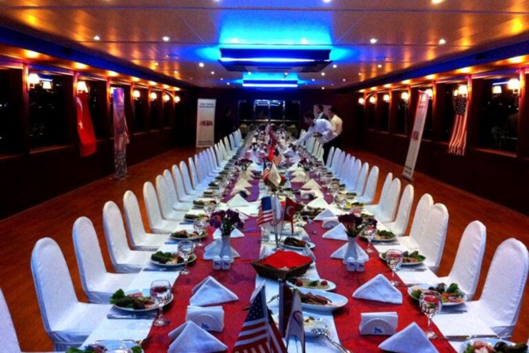 Product launch event on a yacht in Istanbul